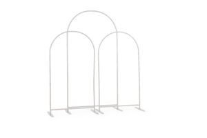 Metal Arch Frames w/ Numbered Push-Pin Frame, Knockdown Assembly, Set of 3 - Gray