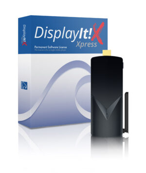 Mini Media Player with DisplayIt!Xpress Content Management Software, 1 License