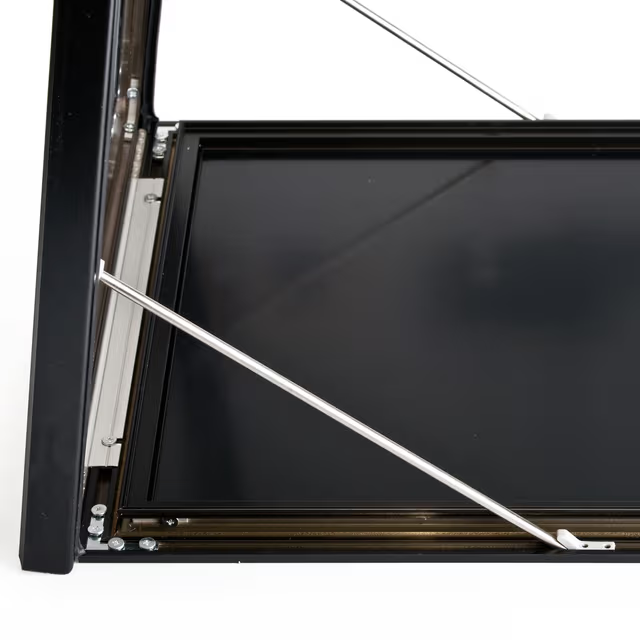 Enclosed Bulletin Board for (3) 8.5 x 14 Sheets, Outdoor Use, Magnetic - Black - Image 4