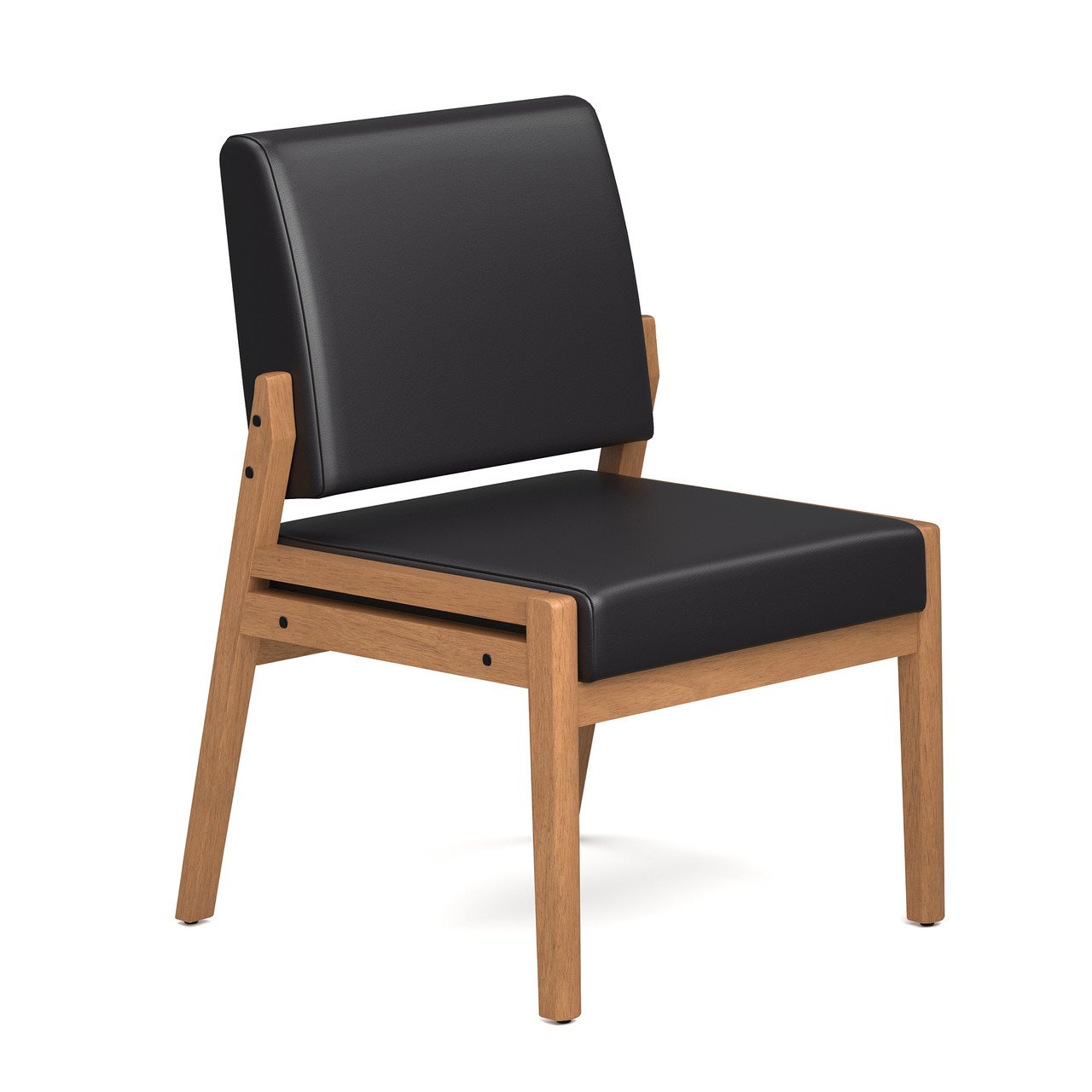 OfficeSource Aiden Single Seat with Half Arm