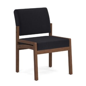 OfficeSource Baker Single Seat with Half Arm