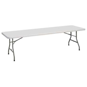 OfficeSource | Blow Molded Folding Tables | Rectangular Plastic Blow-Molded Folding Table 96'W x 30'D