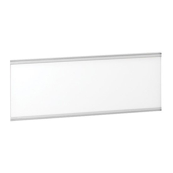 OfficeSource | Borders II Collection | Frosted Acrylic Panel 48"W x 12"H