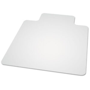 OfficeSource by ES Robbins Everlife Chair Mat for Hard Floor Light Use, 36" x 48" with Lip, Clear