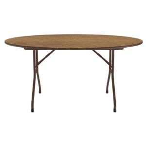 OfficeSource | Melamine Folding Tables | Round Folding Table - 60"