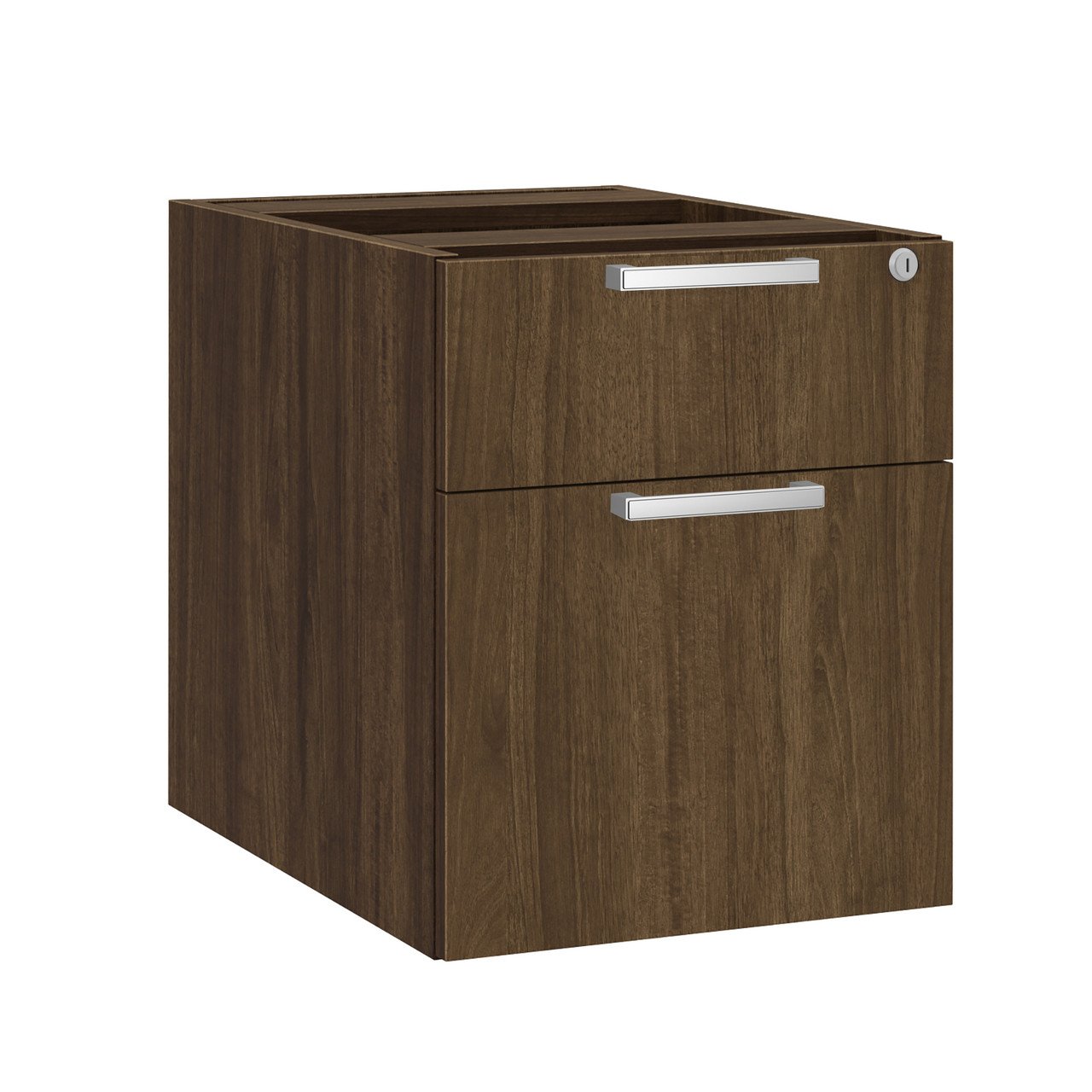 OfficeSource | OS Laminate | 2 Drawer Hanging Pedestal - Box/File - 15.5"W x 19"D