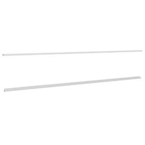 OfficeSource OS Laminate Collection Sliding Glass Door Rails For OS144OH