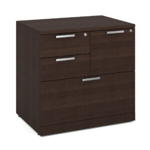 OfficeSource OS Laminate Lateral Files Combo Lateral File Cabinet