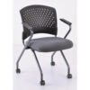 Navy Blue Fabric Seat Stock