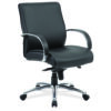 Black PU Leather Stock