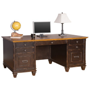 OfficeSource | Refined | 70"W Executive Desk