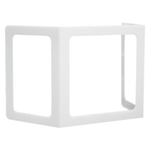 OfficeSource | SafeGuard Barrier | All Plastic Tri-Fold Screen w/Window and Clear Side Panels - 20" x 24" Window