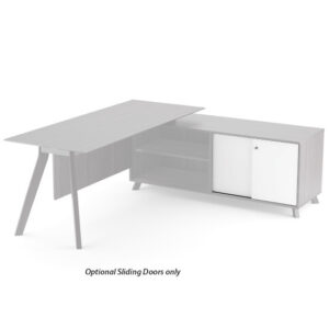 OfficeSource | Sienna | Optional Sliding Door for 9180