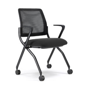OfficeSource | Starlight | Nesting Chair with Arms - Set of 2