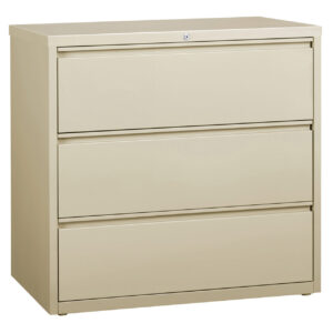 OfficeSource Steel Lateral File Collection 3 Drawer Lateral File Cabinet, 42" Wide