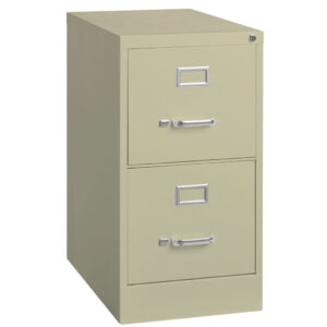 OfficeSource Steel Vertical File Collection 2 Drawer Vertical File Cabinet, 26.5" Deep, Legal