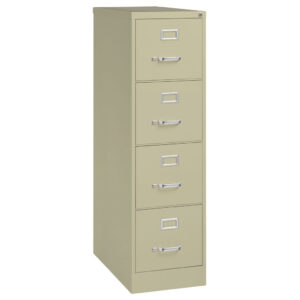 OfficeSource Steel Vertical File Collection 4 Drawer Vertical File Cabinet, 25" Deep, Letter