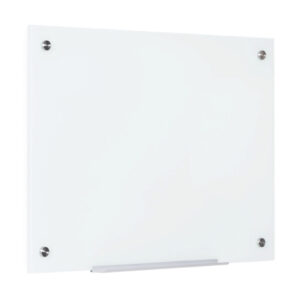 OfficeSource ViZual Collection Magnetic Glass Dry-Erase Board - 48" x 72"
