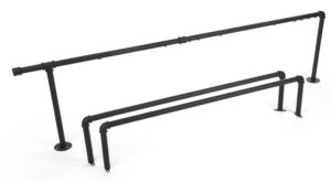 Pipeline Add-On w/ 1 Outrigger u0026 2 Clothing Hanger Bars – Matte Black