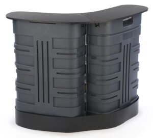 Portable Equipment Case, Converts to 49 x 38 Counter - Black