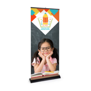 Premium Wide Base Retractable Banner Stand