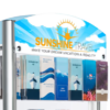 Double-Sided Custom Header for RP12 Floor Stands