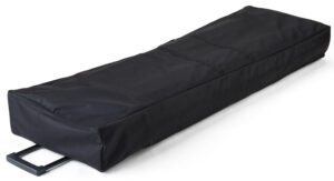 Soft Carry Bag for Rollable Carpet u0026 Accessories, Retractable Handle u0026 Wheels - Black