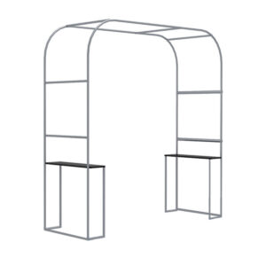 Square Arch Trade Show Booth - Hardware Only