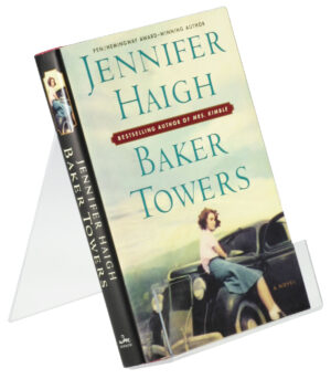 Tabletop Easel with 2-inch Pocket, Acrylic, Single Sided - Clear