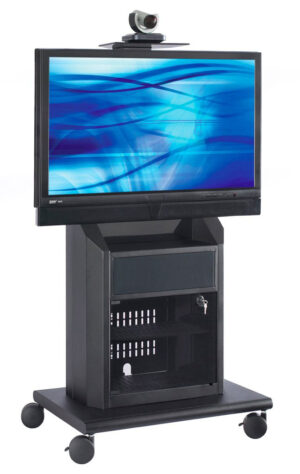 TV Cart with Mount for Monitors 55