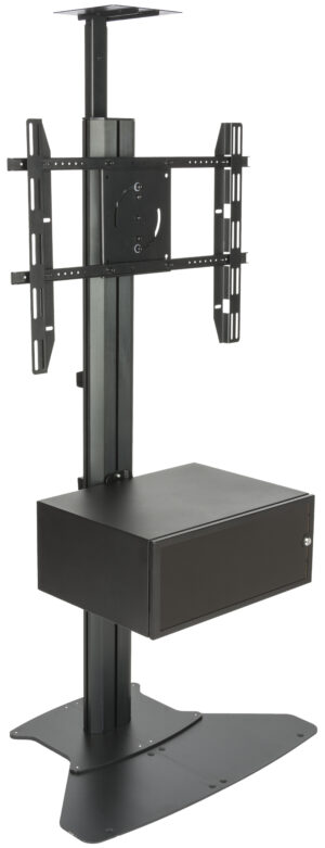 TV Stand w/ Locking Storage, Monitors 30 - 84