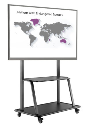 TV Stand w/ Wheels, 60 - 105