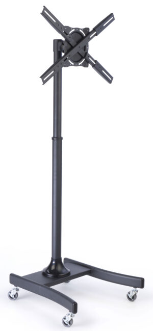 TV Stand with Wheels, Fits Monitors 32-47