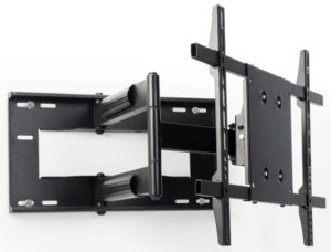 TV Wall Mount w/ Articulating Arm, Fits Monitors 32”-60”, Tilting u0026 Rotating - Black