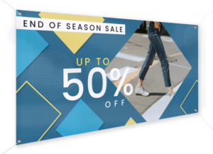 Outdoor Banners, Single Sided, Landscape or Portrait - Custom Printing