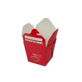 8 oz Red Chinese Takeout Box - 450/case