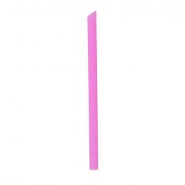 8.7" Colossal (11mm) Pink Film-Wrapped Plastic Straw with Spike Tip - 1 case (2000 piece)