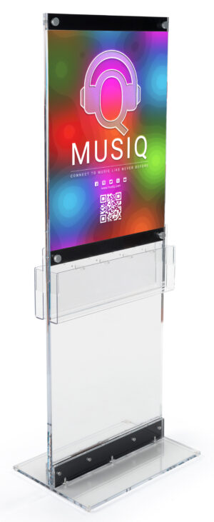 (2) 22” x 28” Acrylic Poster Stand, 4