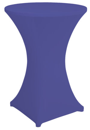 31 x 42 Round Spandex Cocktail Table Cover, Stretch Fit Design - Solid Color