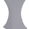 31 x 42 Round Spandex Cocktail Table Cover, Stretch Fit Design - Solid Color