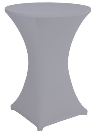 31 x 42 Round Spandex Cocktail Table Cover, Stretch Fit Design - Solid Color