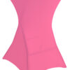 31 x 43 Round Spandex Cocktail Table Cover, Stretch Fit Design - Solid Color