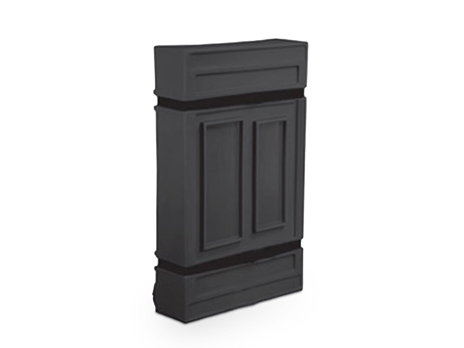 32 x 44 Storage Case with Wheels for Trade Show Exhibits - Black
