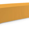 6' or 8' Polyester Table Cloth, Closed Back - Solid Color