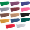 6' or 8' Stretch Polyester Table Cloth, Fitted Design - Solid Color