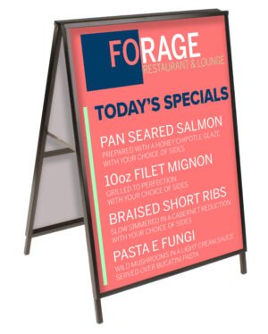 A-Frame for Poster Boards, Double-Sided, Custom Printed Posters - Multiple Sizes