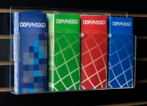 Acrylic Literature Holder for Slatwall, 4