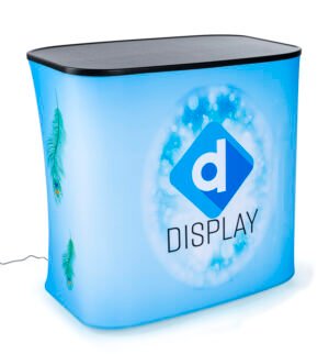 Backlit Rectangular Counter Graphic for CNTWLRCKT