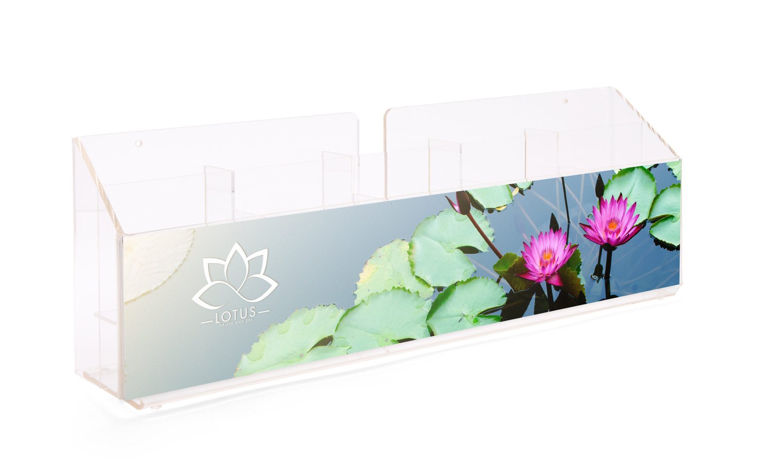 Brochure Holder, Wall or Tabletop, Custom Full Color Printing