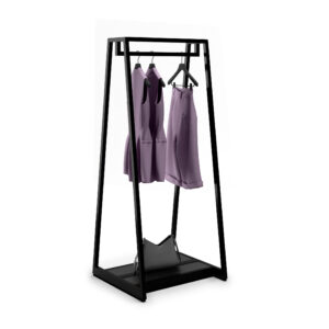 Clothing Rack with Double Sided Design, Adjustable Levelers and Steel Frame